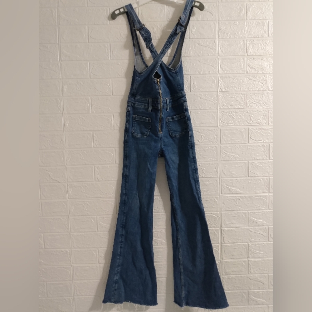 Women's Blue Denim Overalls